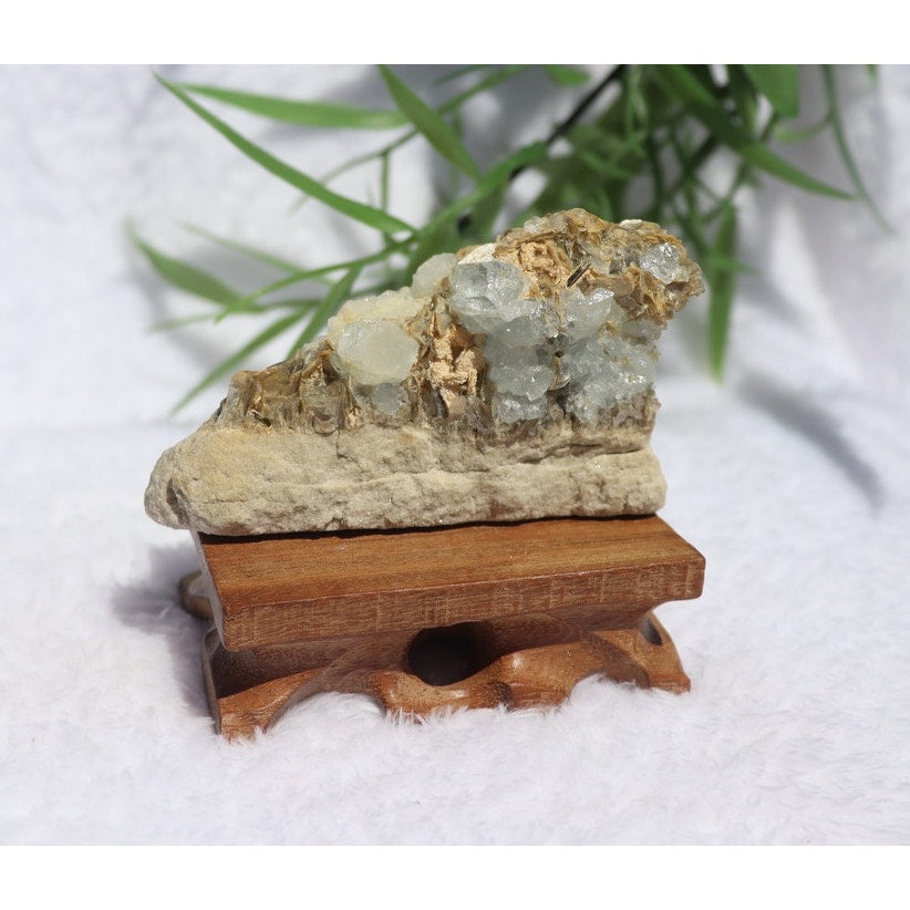 Aquamarine and Muscovite Specimen