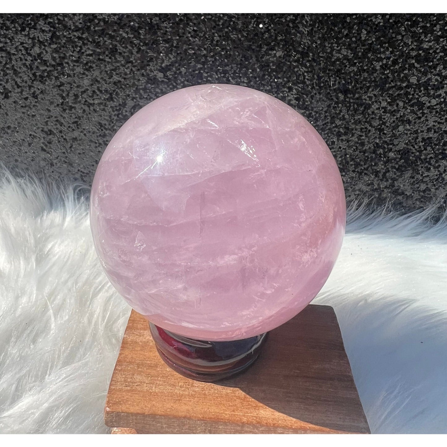 Rose Quartz Crystal Sphere