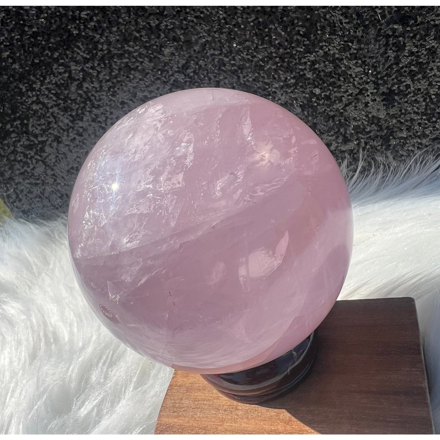 Rose Quartz Crystal Sphere
