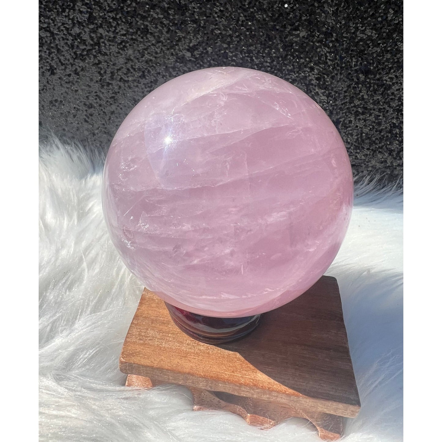 Rose Quartz Crystal Sphere