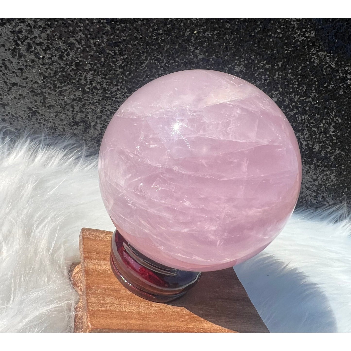 Rose Quartz Crystal Sphere