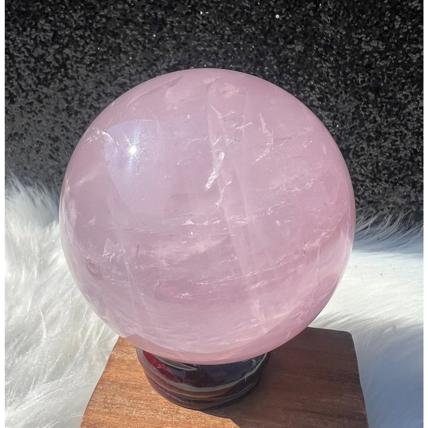 Rose Quartz Crystal Sphere