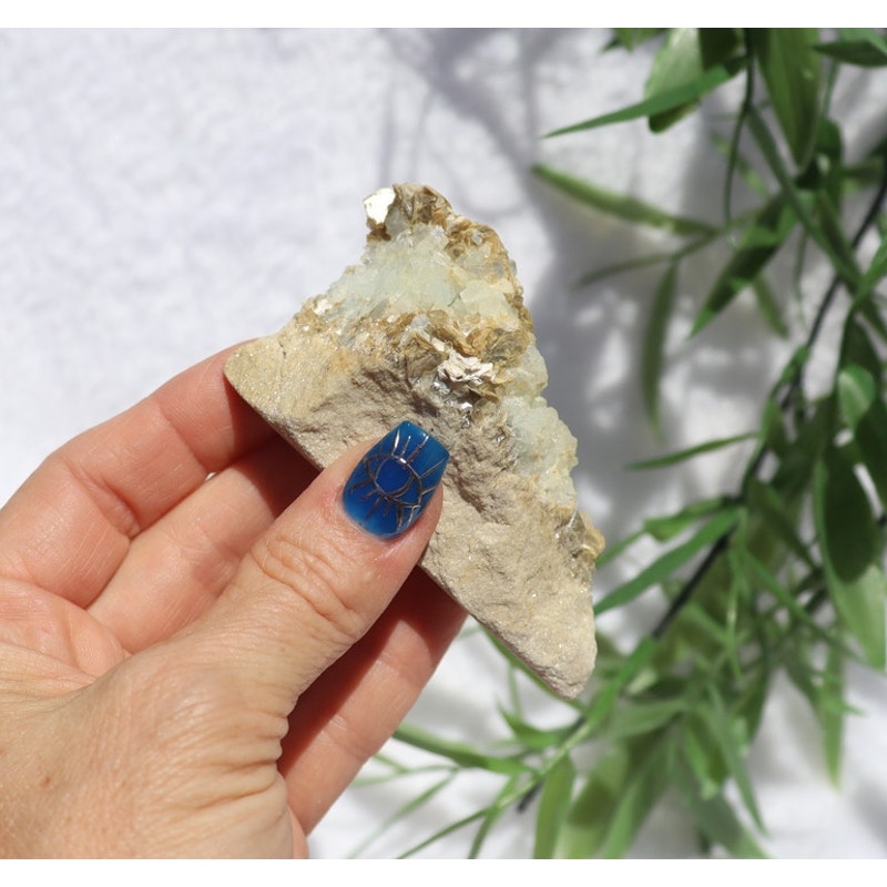 Aquamarine and Muscovite Specimen