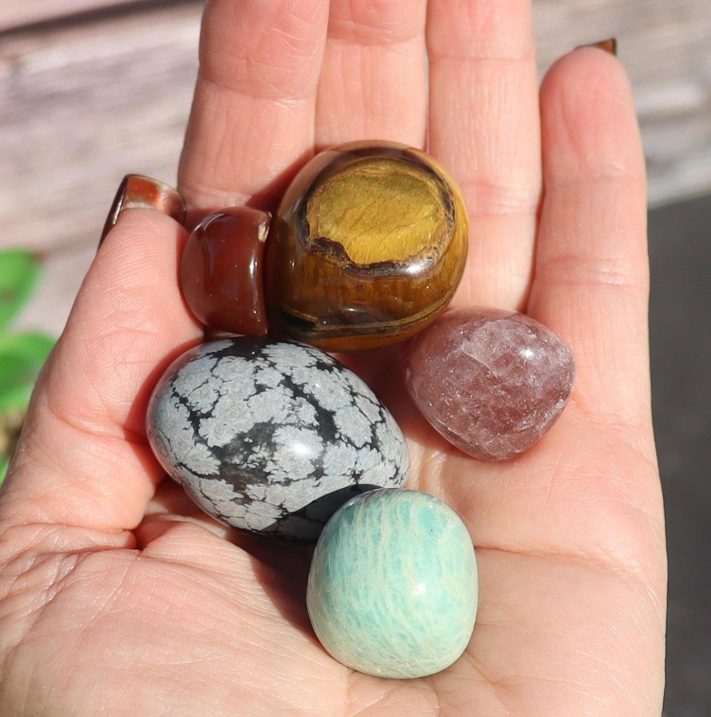 1 lb Imperfect Crystal Tumbled Stones Bundle