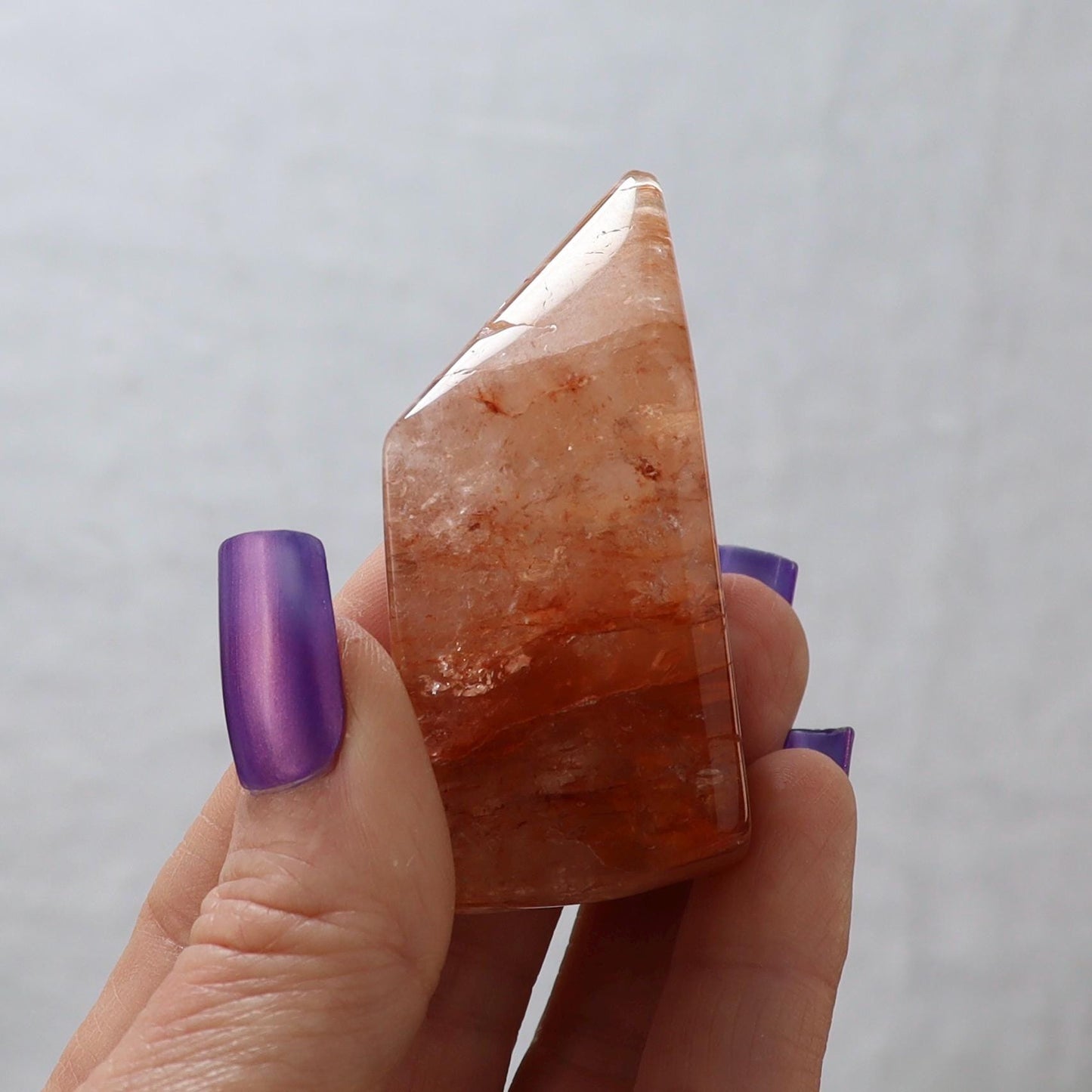 Fire Quartz Crystal Freeform Polished - Choose Your Favorite