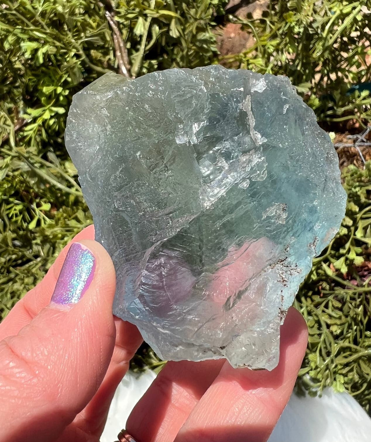 Light Blue Green Fluorite Specimen