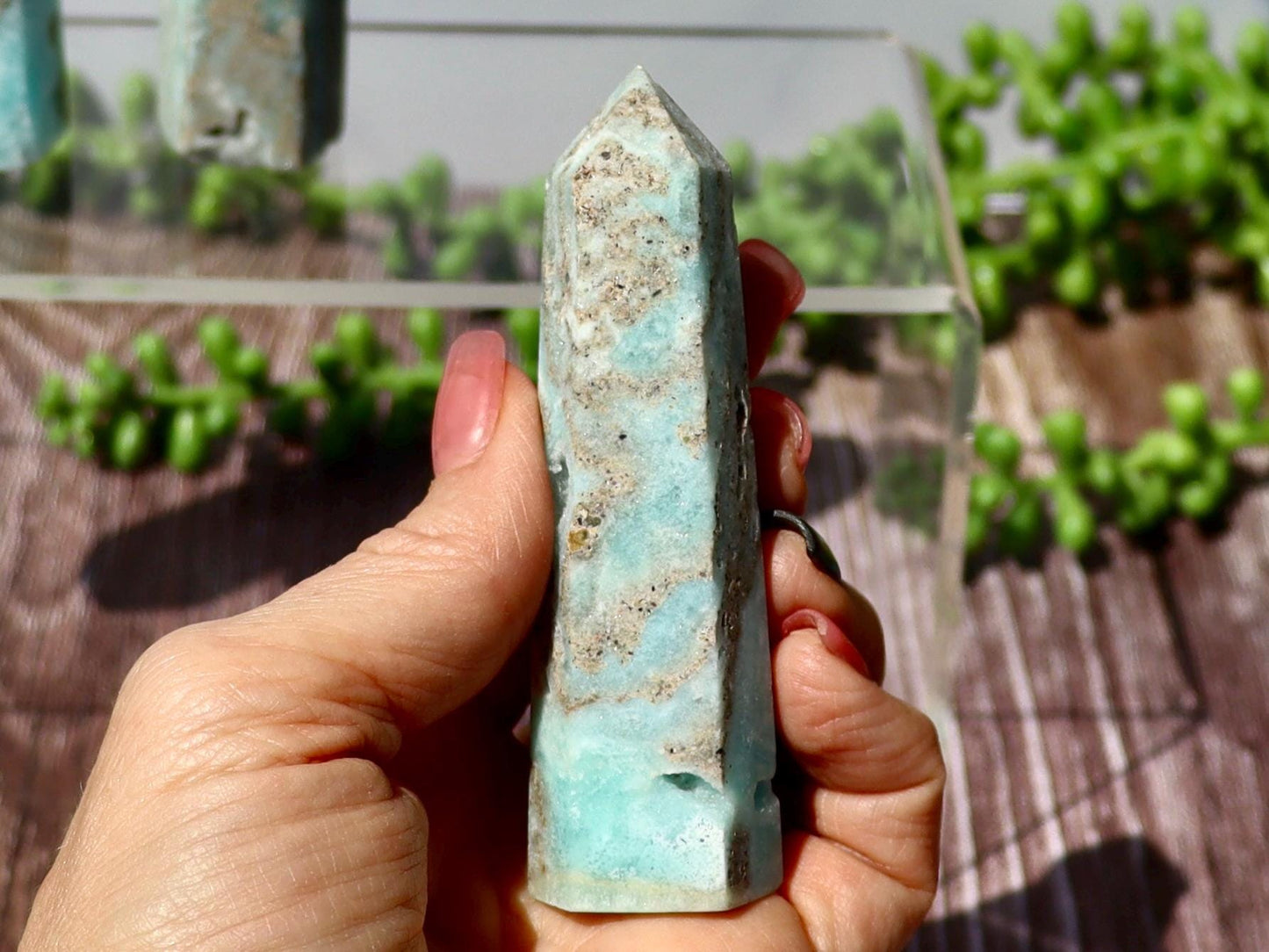 Druzy Hemimorphite Crystal Towers