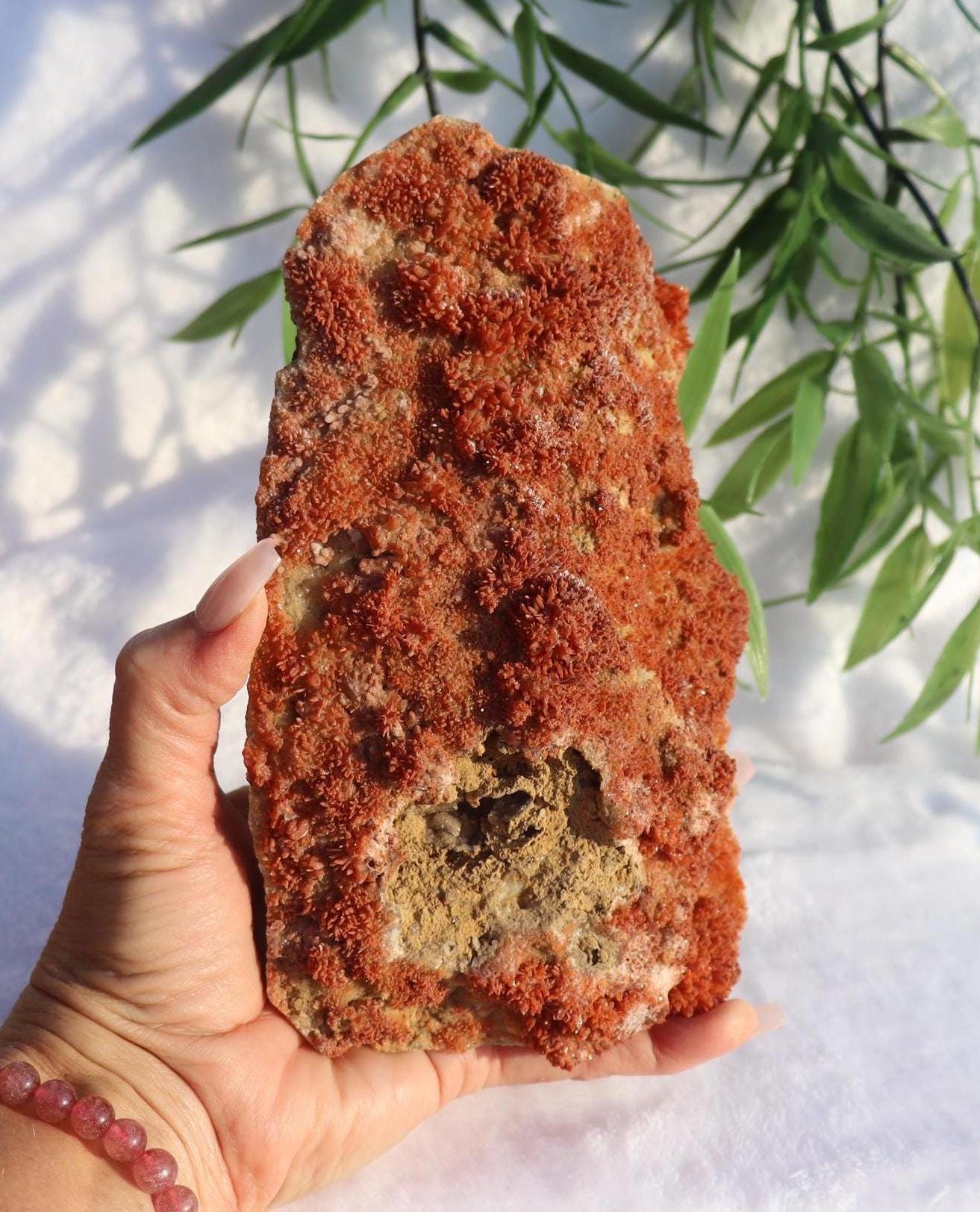 Large Red Calcite Specimen