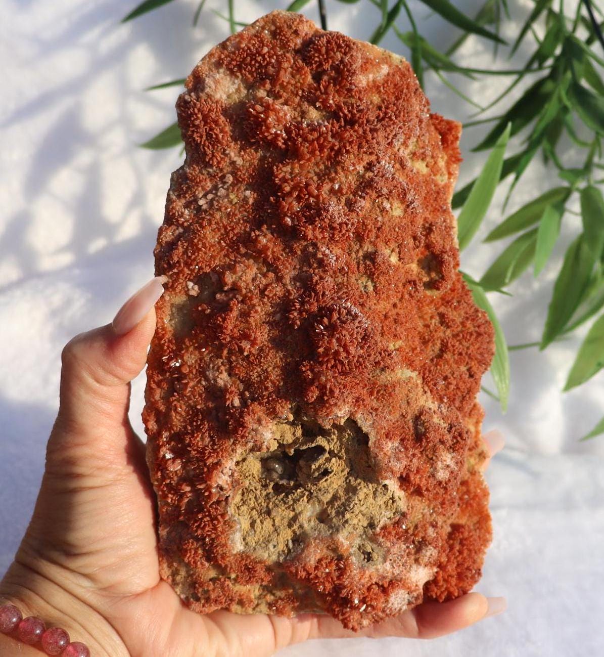 Large Red Calcite Specimen