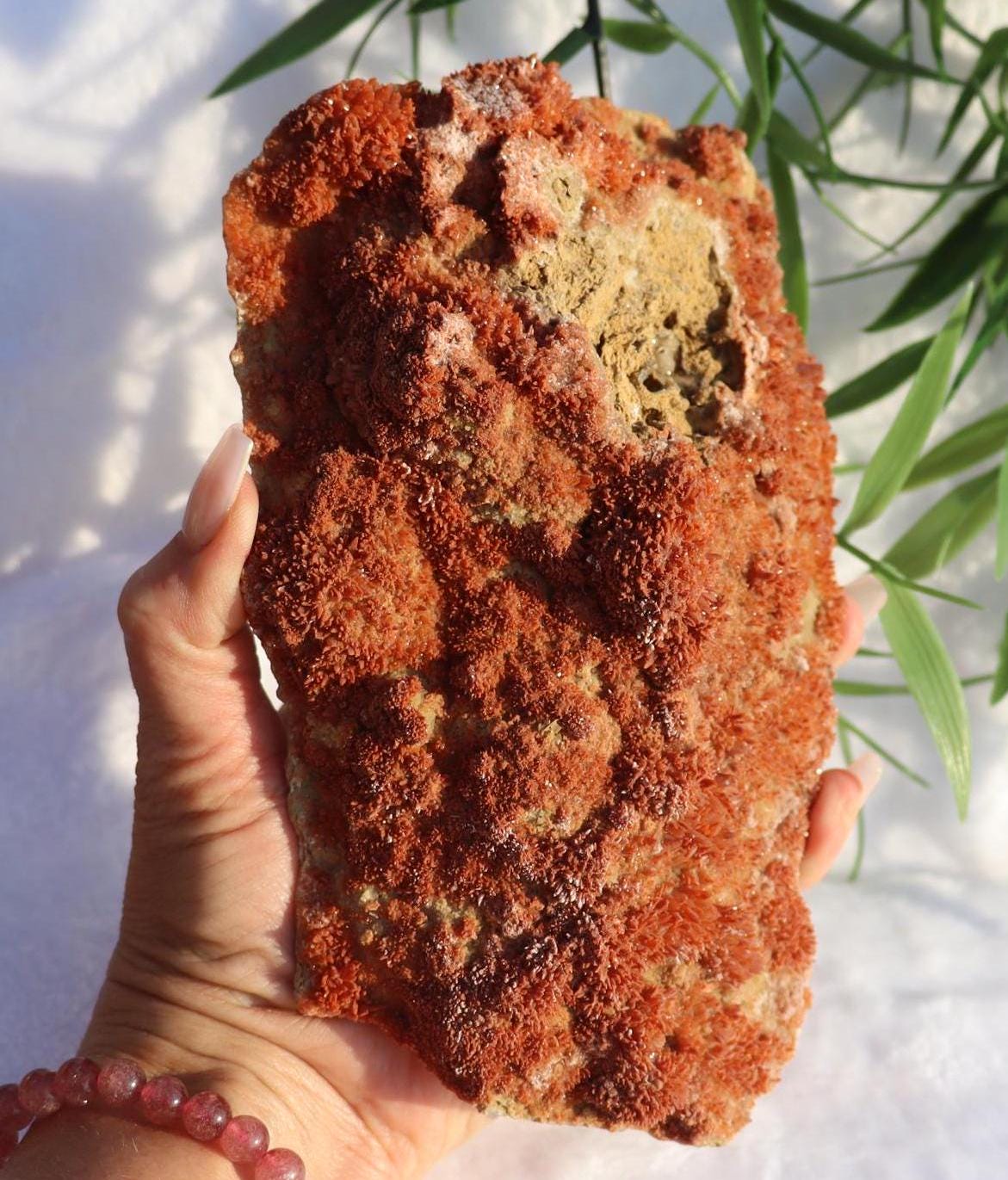 Large Red Calcite Specimen