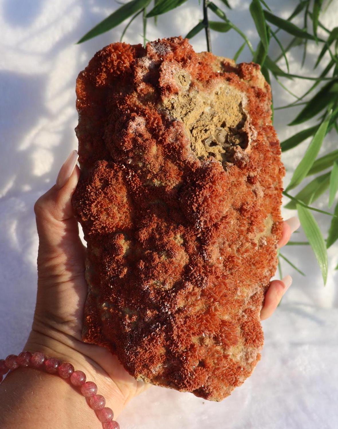 Large Red Calcite Specimen