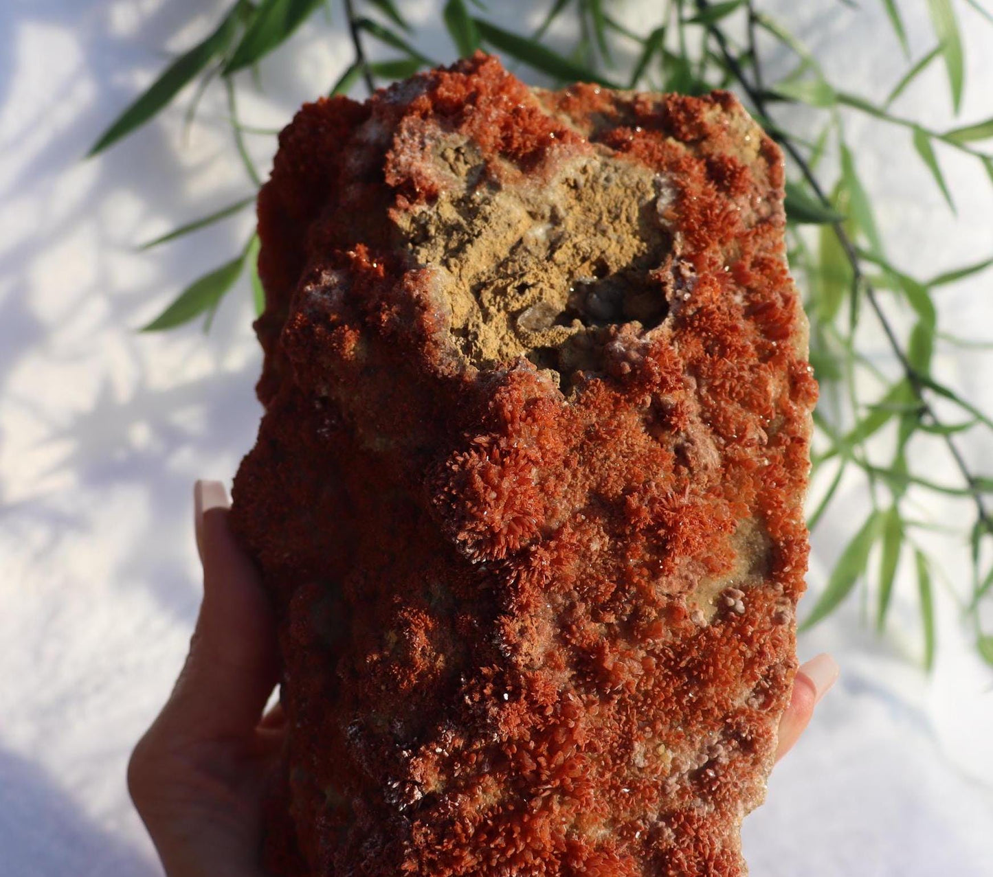 Large Red Calcite Specimen