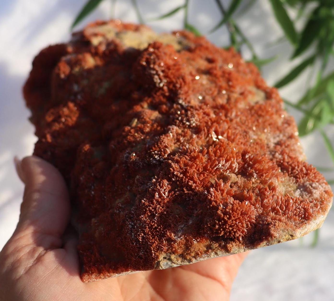 Large Red Calcite Specimen
