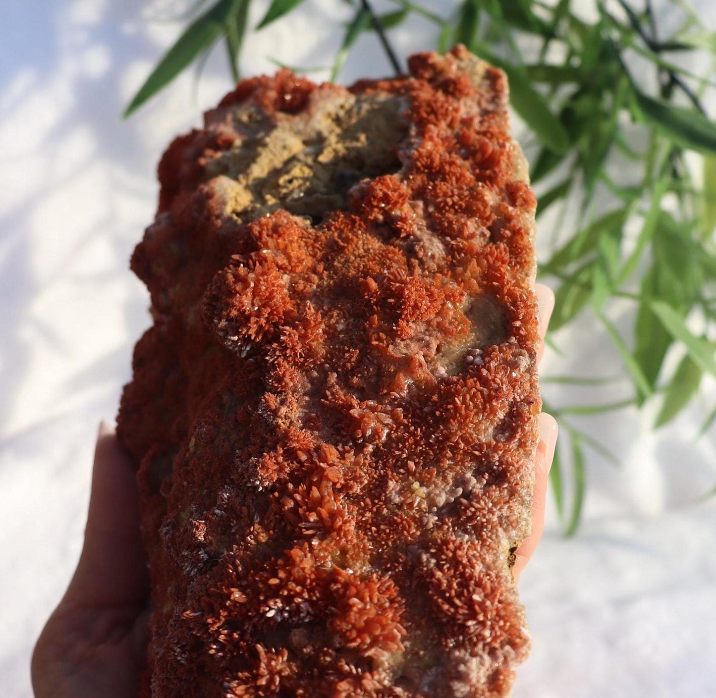 Large Red Calcite Specimen