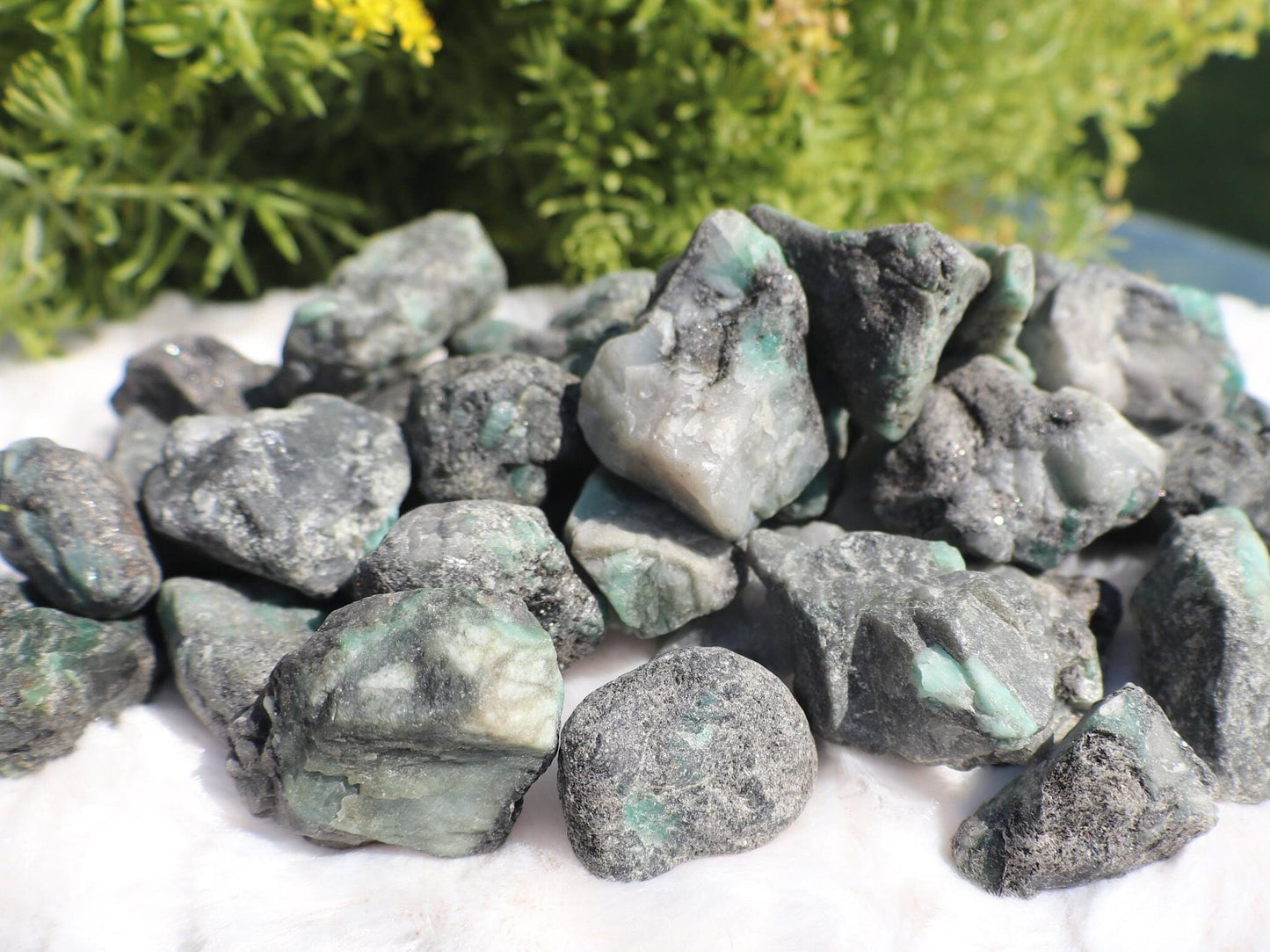 Raw Rough Emerald In Matrix