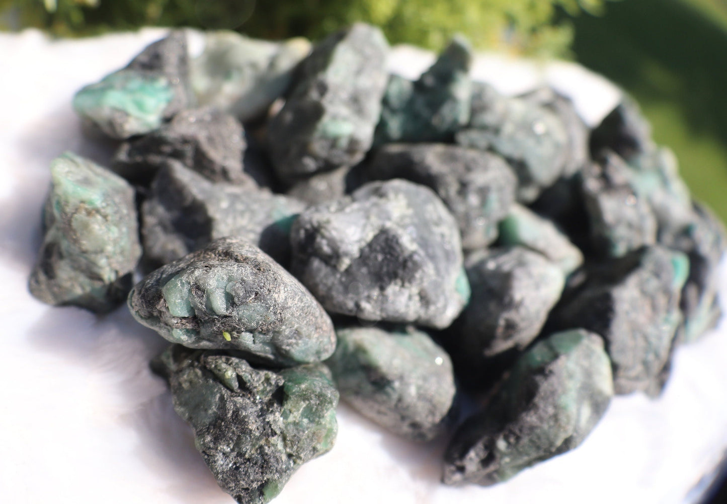 Raw Rough Emerald In Matrix