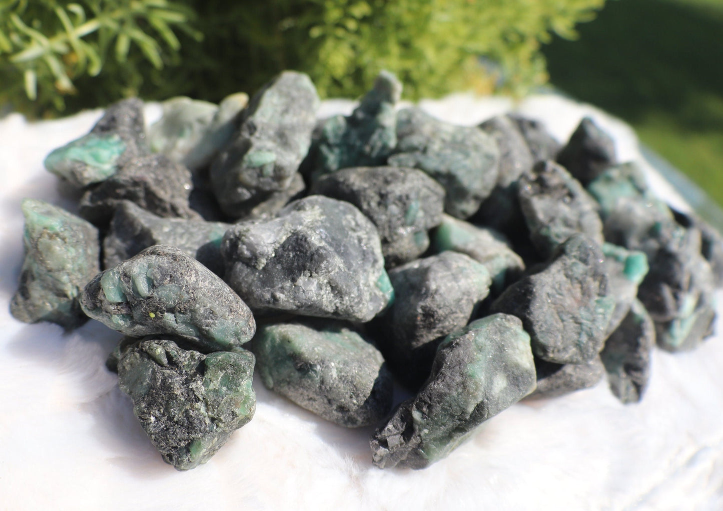 Raw Rough Emerald In Matrix