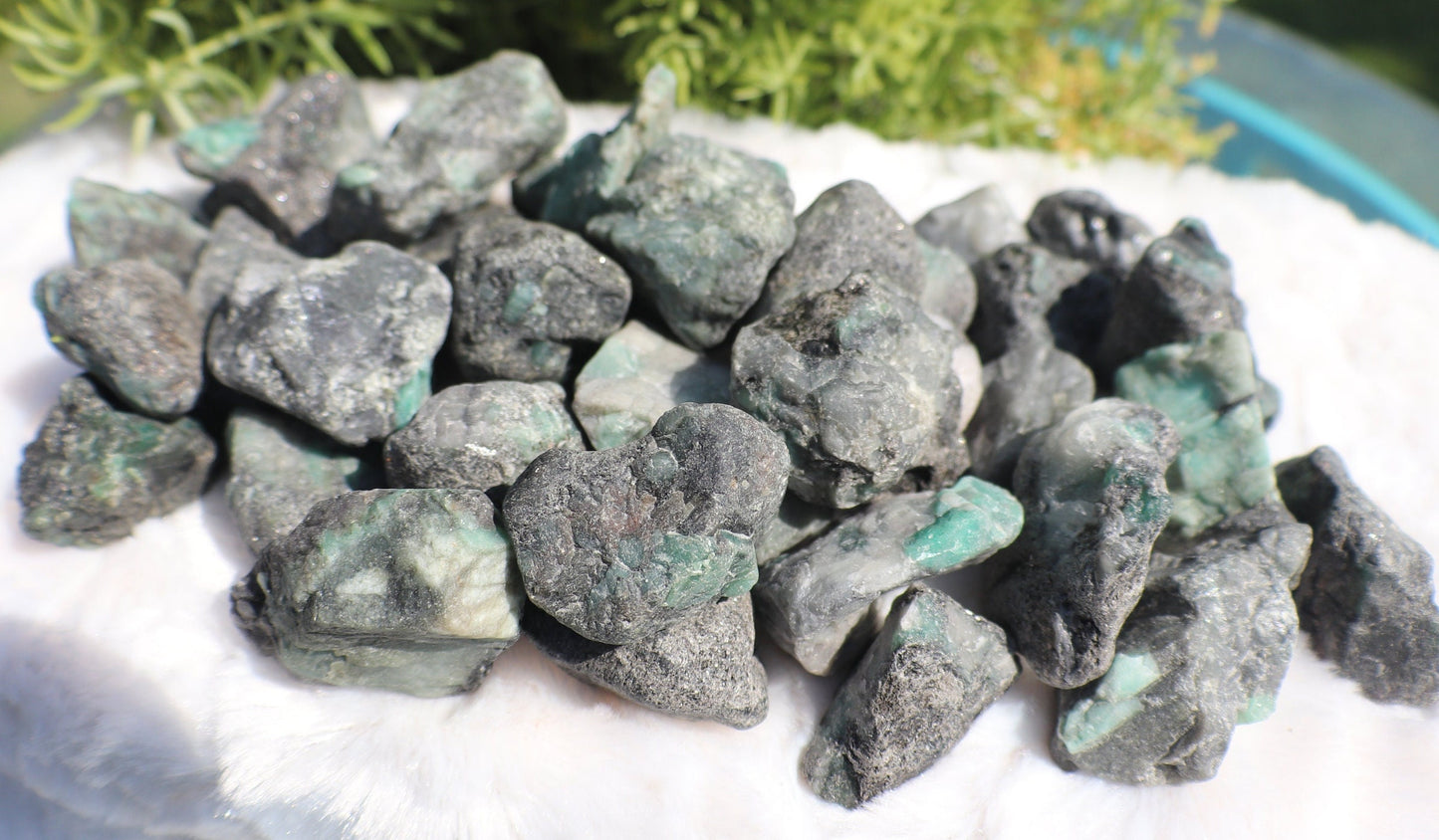 Raw Rough Emerald In Matrix