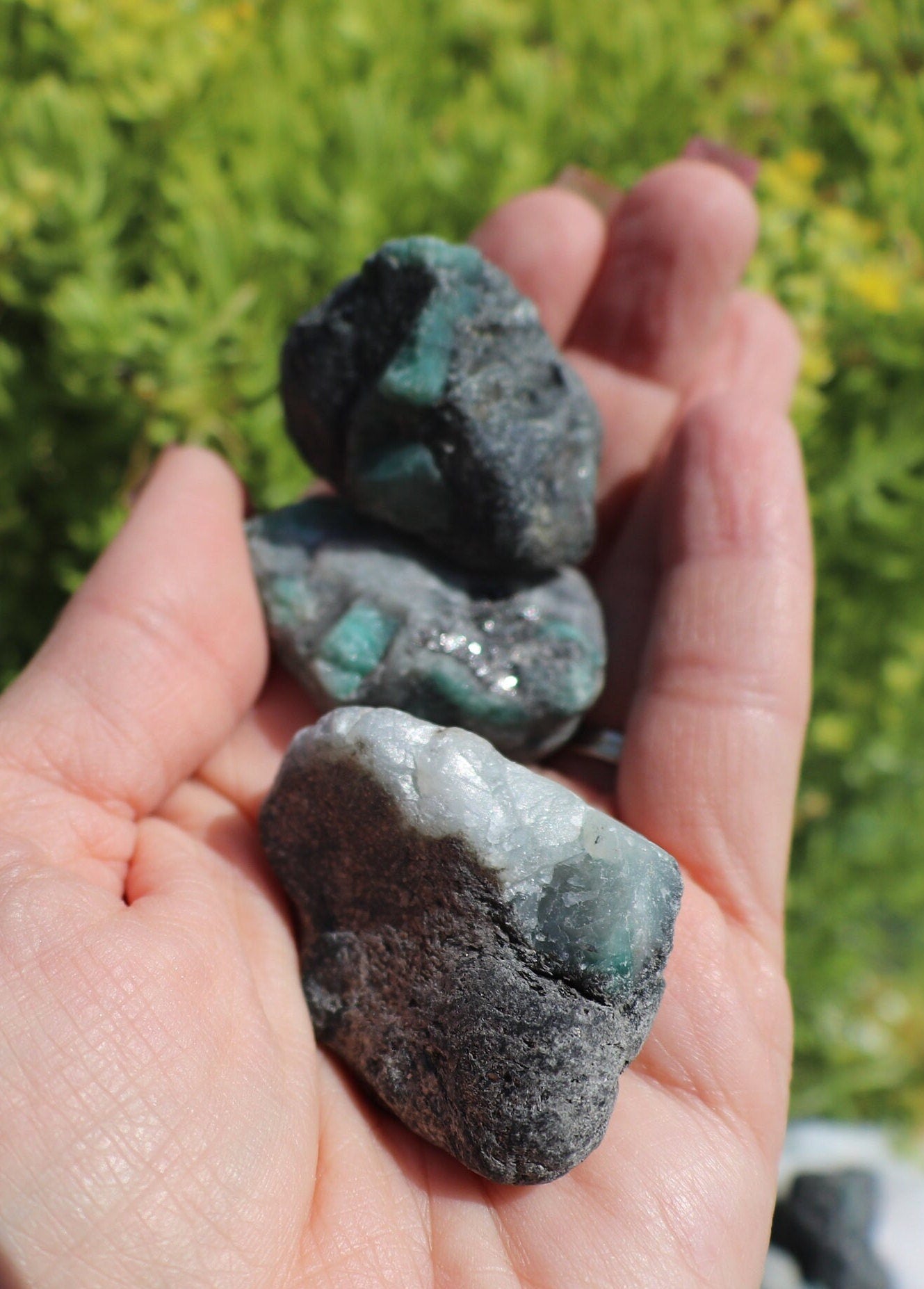 Raw Rough Emerald In Matrix