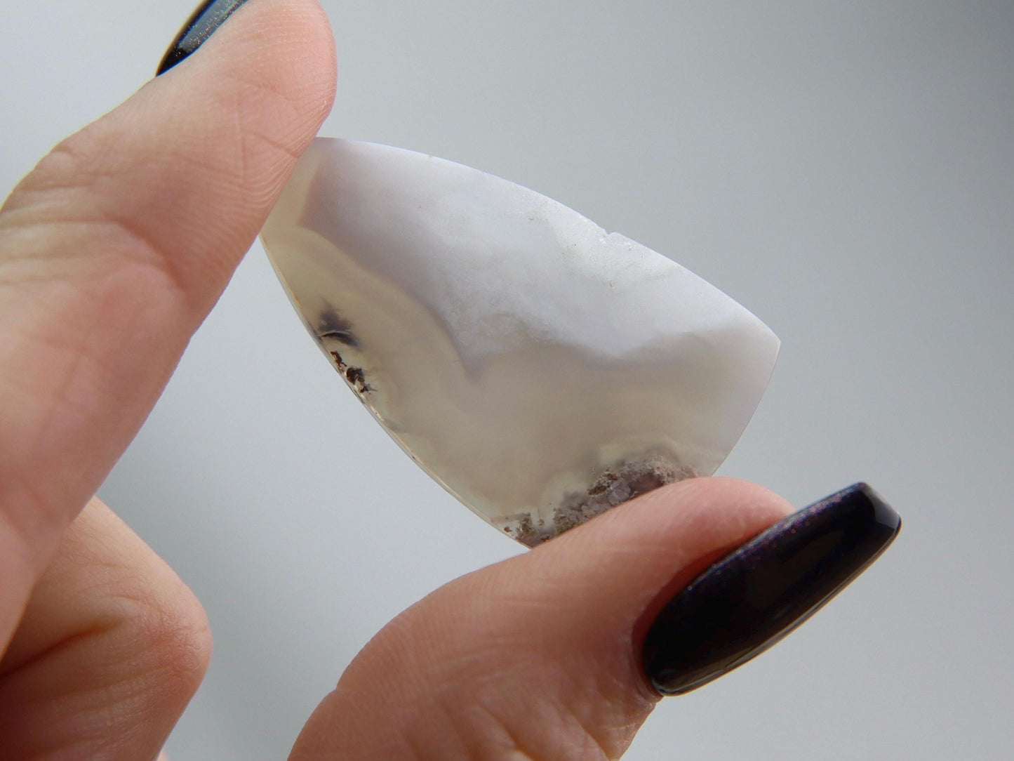 Moss Agate Crystal Cabochon, Crystal Jewelry Making
