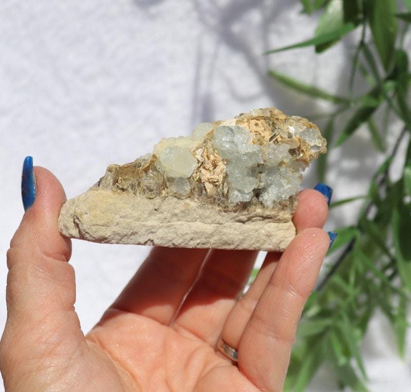 Aquamarine and Muscovite Specimen