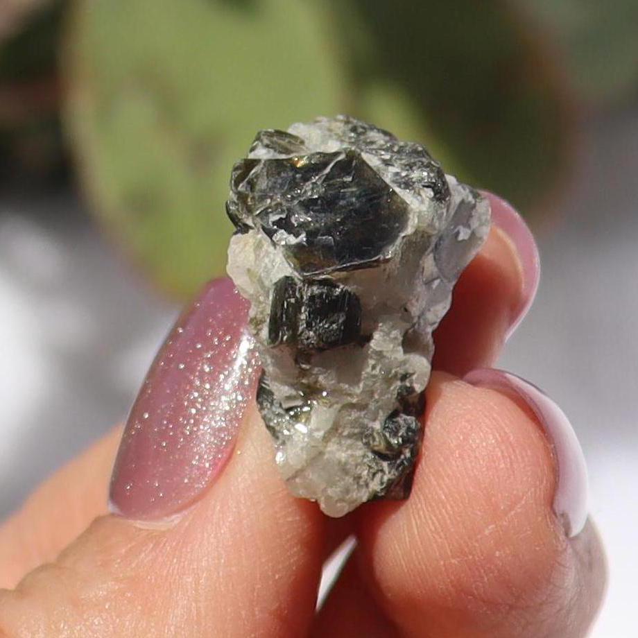 Epidote Crystals in Matrix from Pakistan