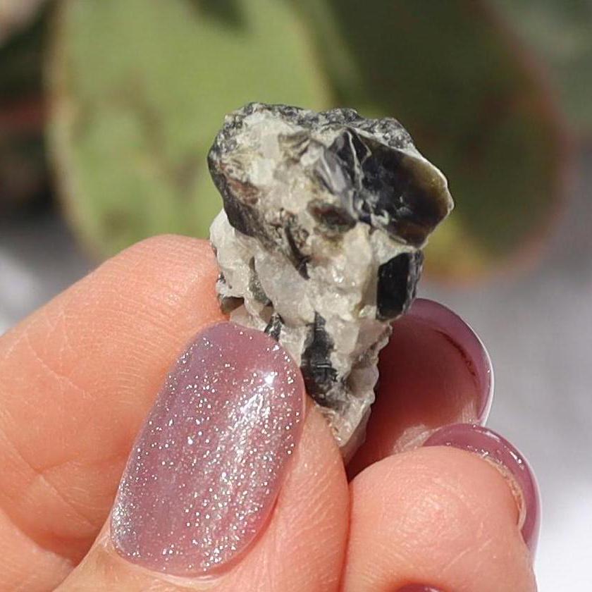 Epidote Crystals in Matrix from Pakistan