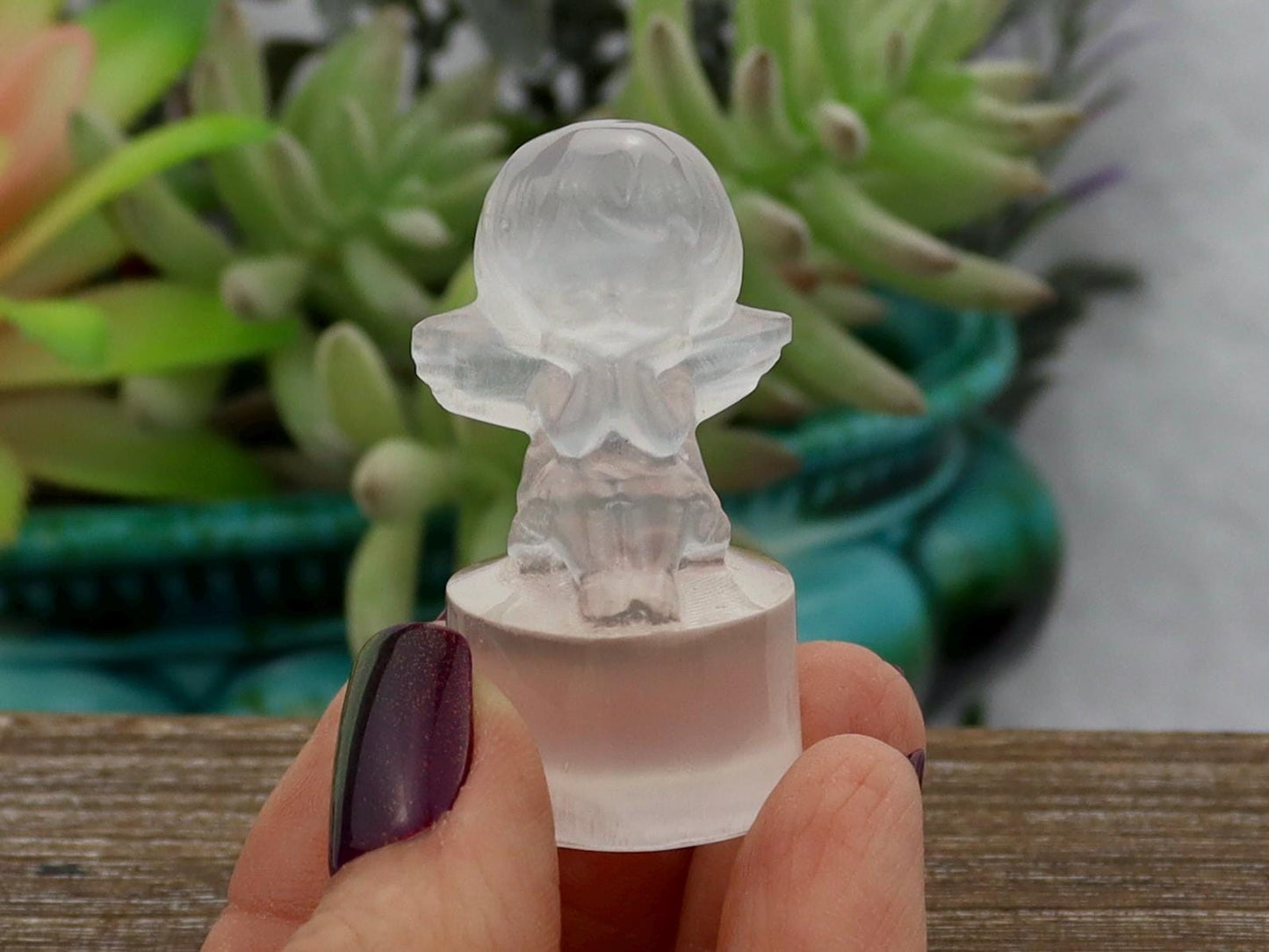 High Quality Selenite Baby Angel Carving, Selenite Crystal, Selenite Cleansing