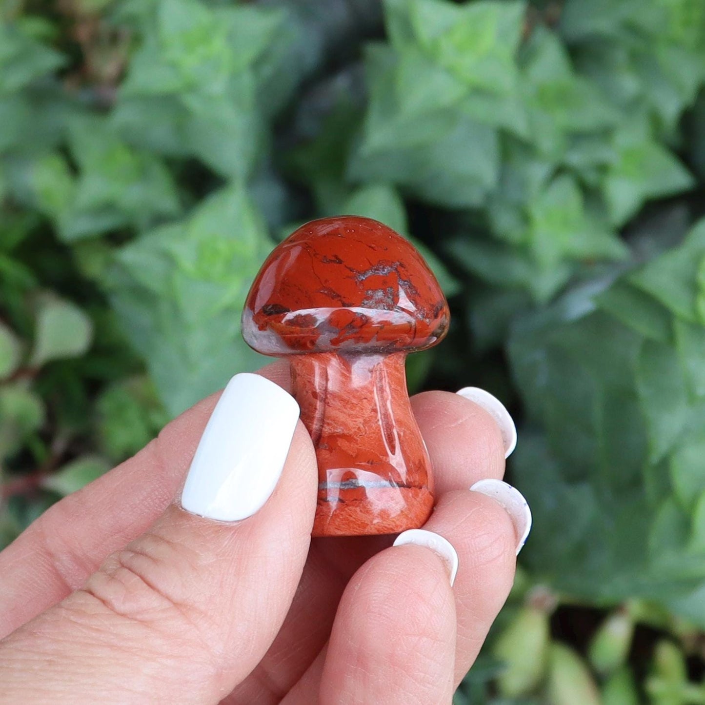 Crystal Mushroom Carvings - Mushroom Decor - Natural Stone Decor