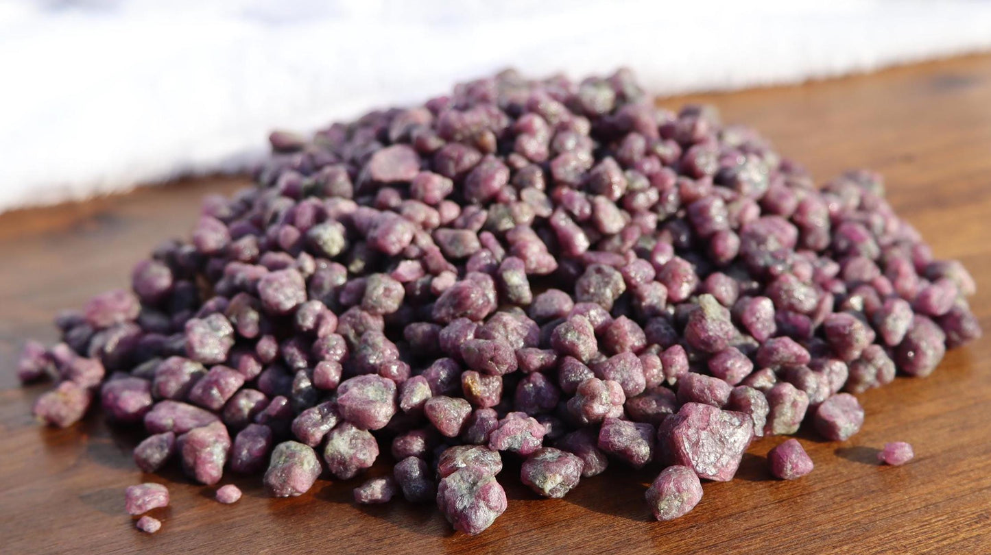 Raw Rubies from Pakistan, Ruby Corundum
