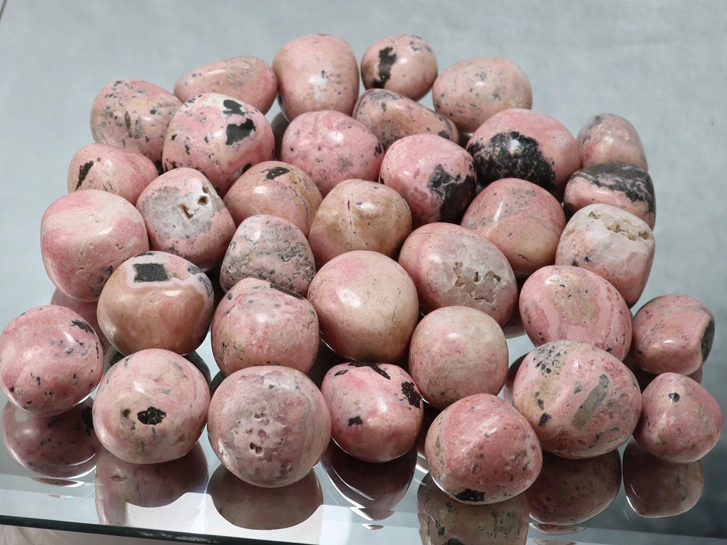 Peruvian Rhodonite Tumbled Stones