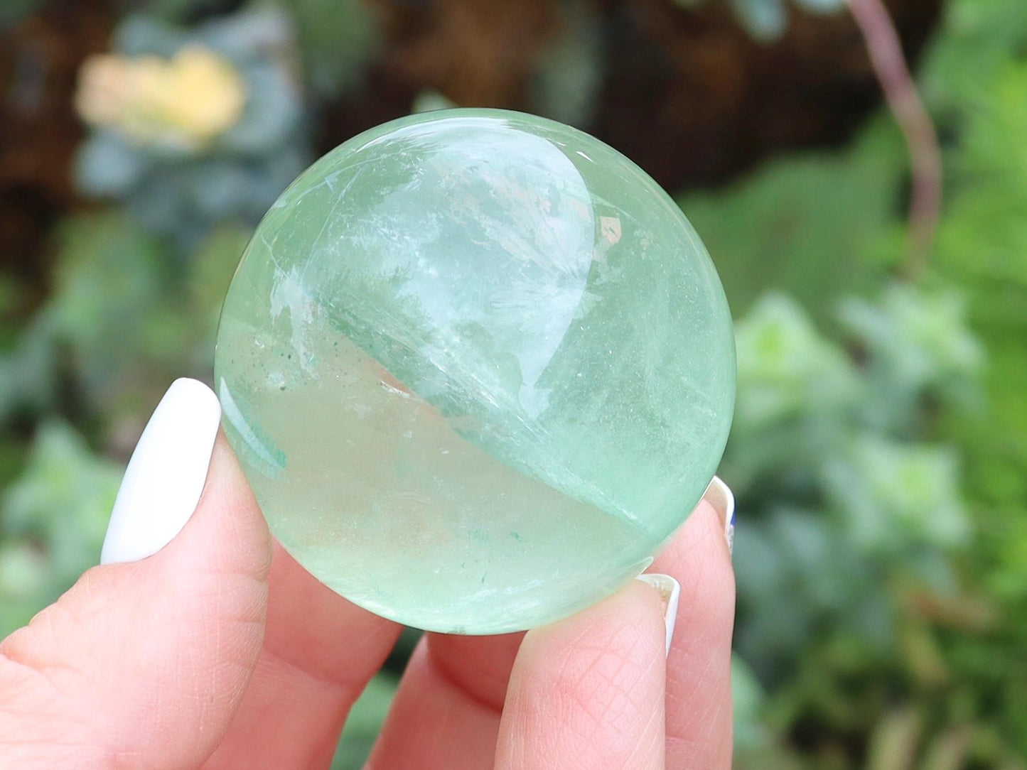 Green Fluorite Crystal Spheres