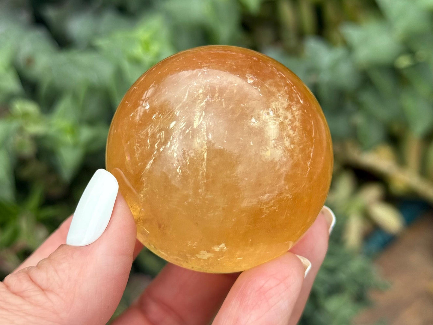 Honey Calcite Spheres - Choose Your Favorite