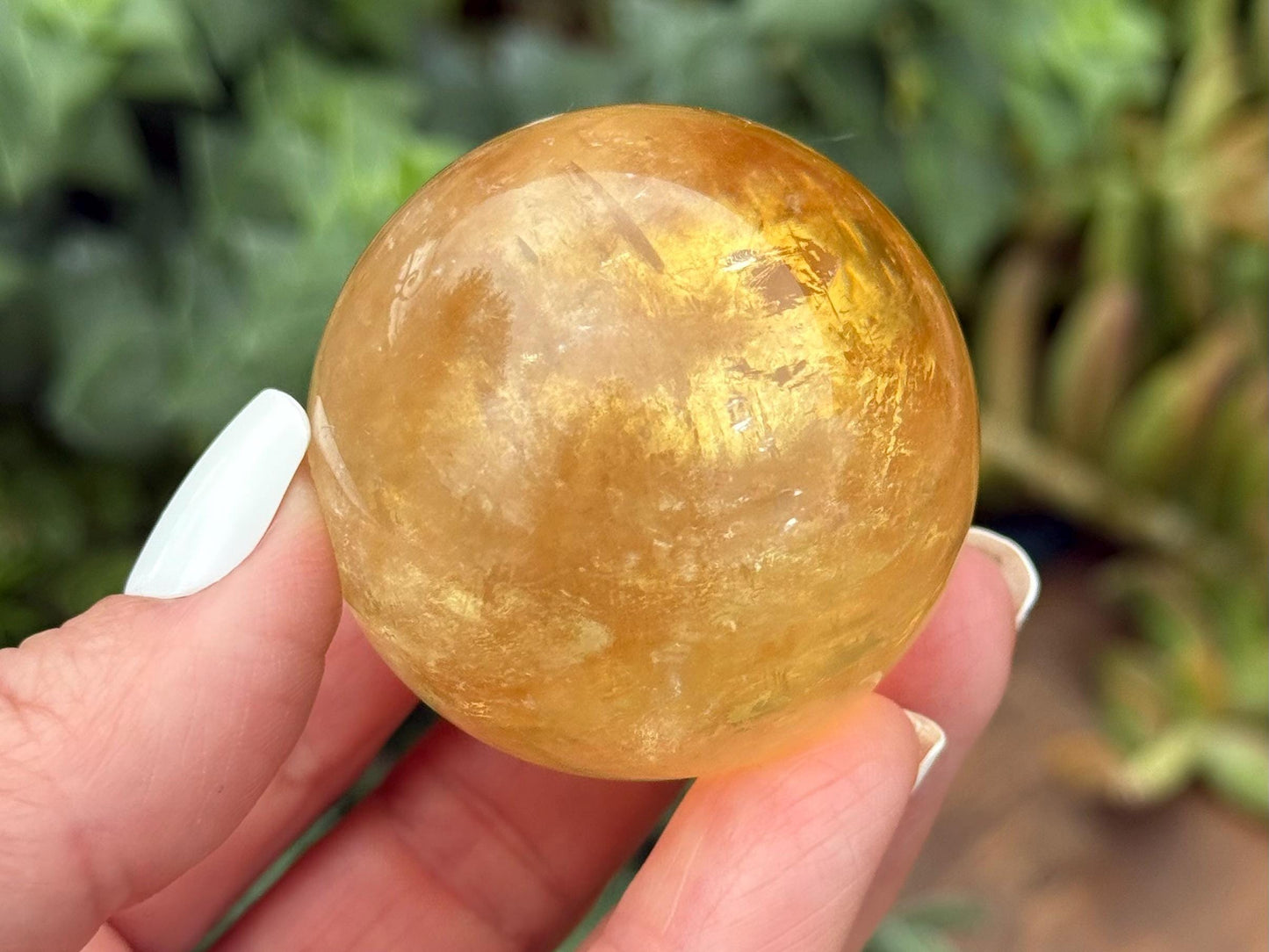 Honey Calcite Spheres - Choose Your Favorite