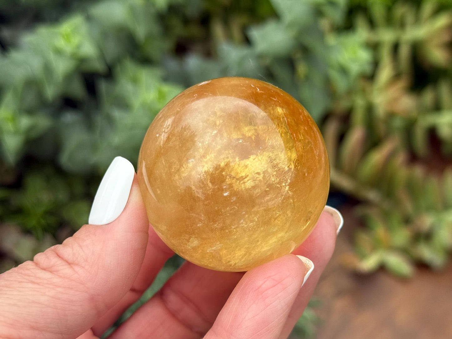 Honey Calcite Spheres - Choose Your Favorite