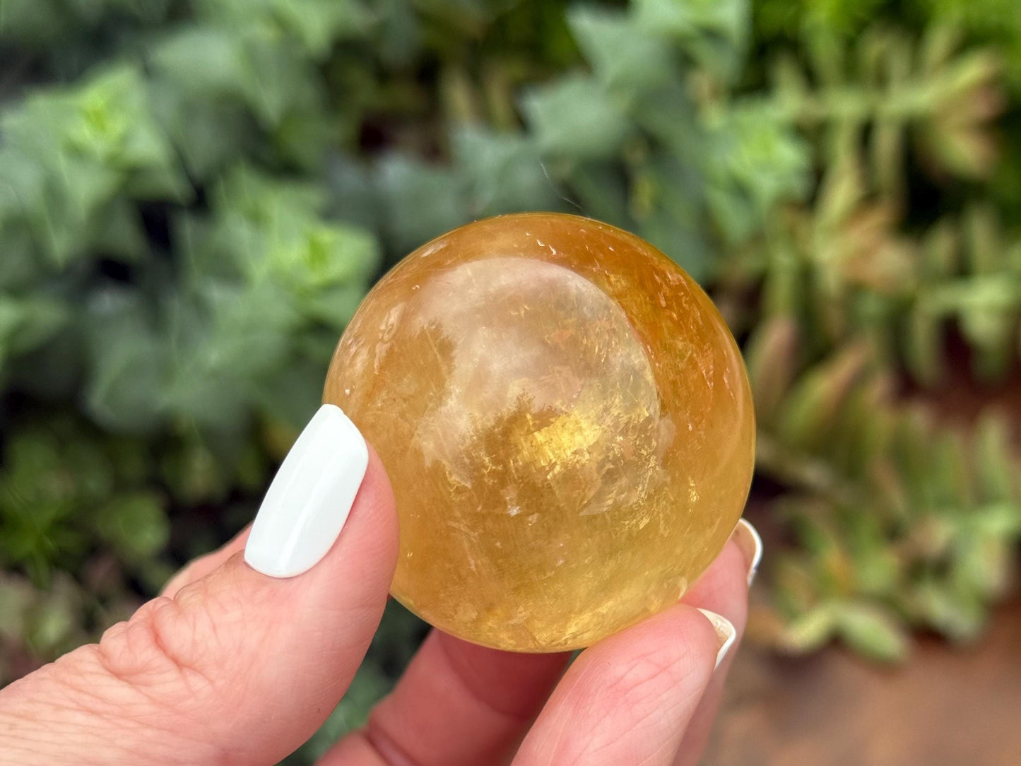 Honey Calcite Spheres - Choose Your Favorite