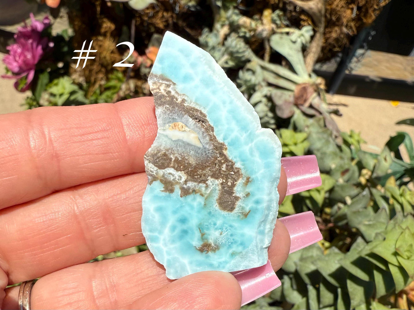 Larimar Crystal Slabs