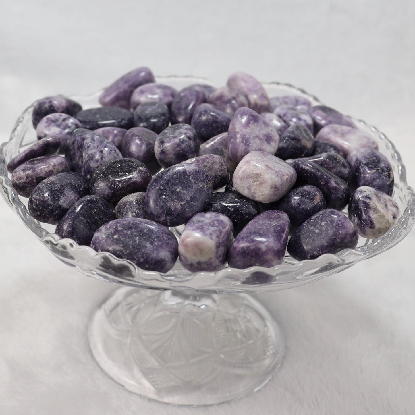 Lepidolite Tumbled Stones - 1 LB Bag