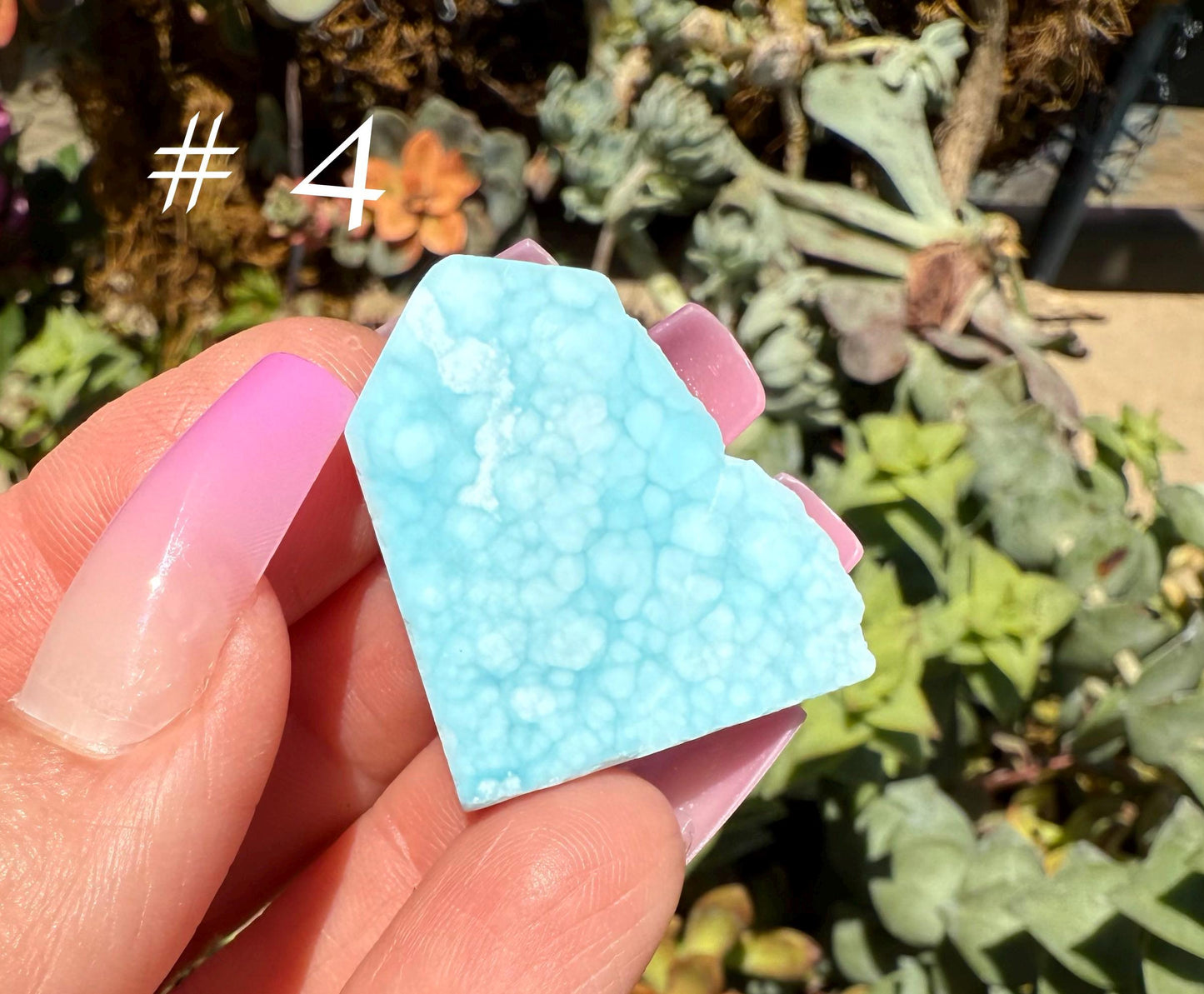 Larimar Crystal Slabs
