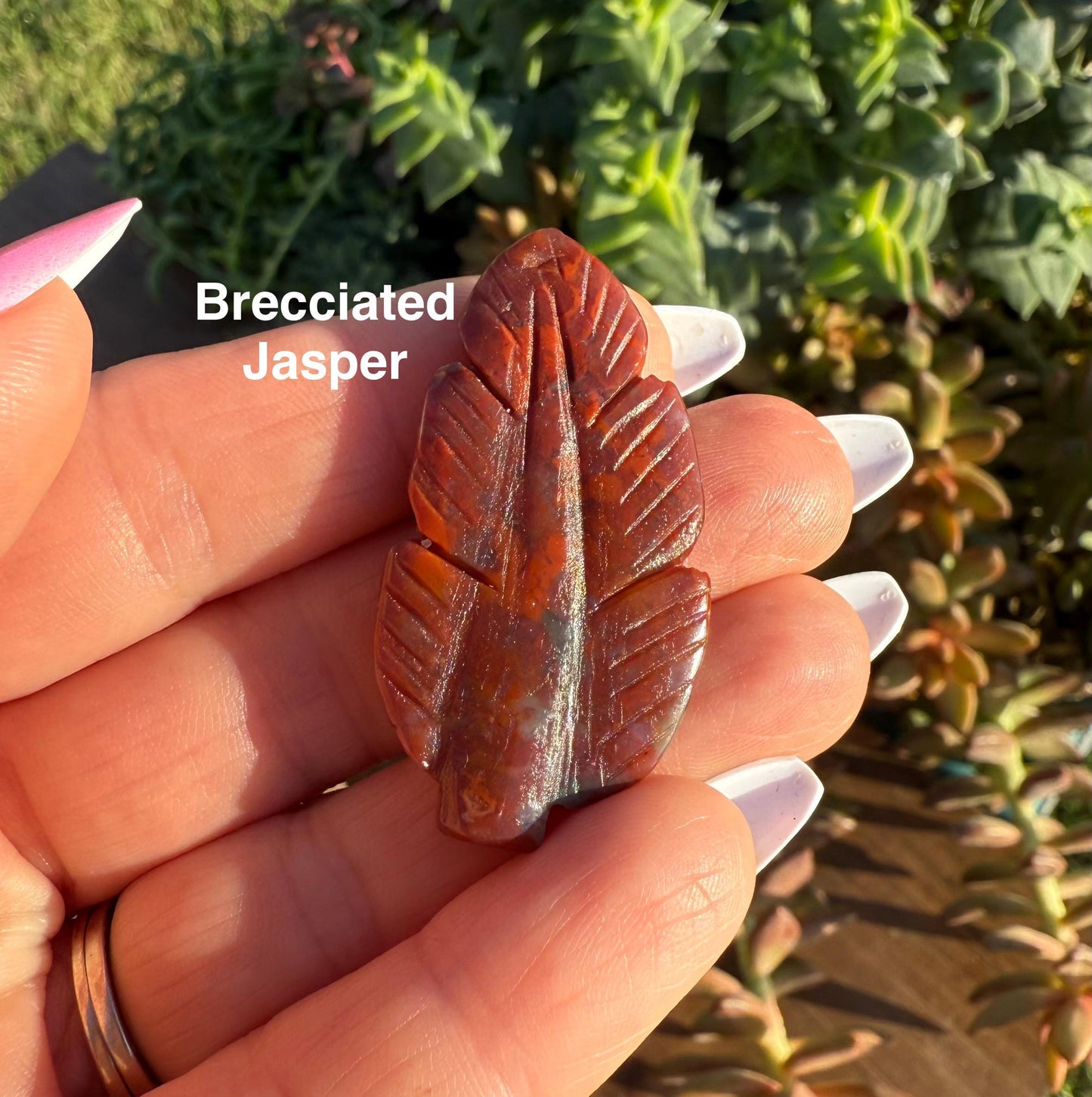 Crystal Feather Carvings
