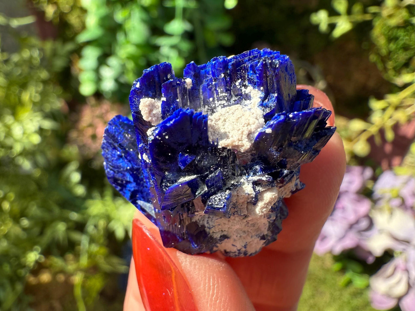 Deep Blue Azurite Crystal Thumbnail Specimen
