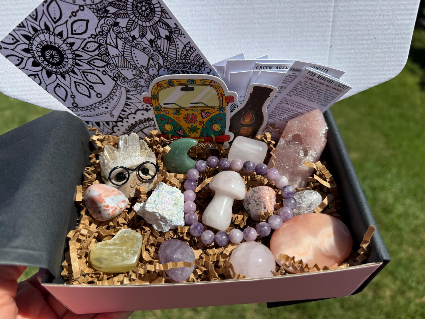 Mystery Crystal Box, Mystery Crystal Gift Box, Healing Crystal Mystery Box, Metaphysical Gift Box, Small Crystal Gift Box