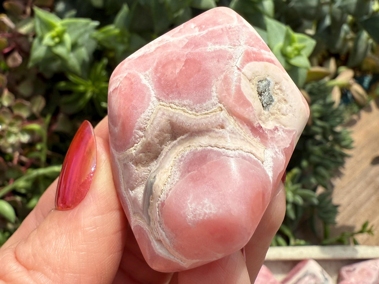 Rhodochrosite Polished Free Forms