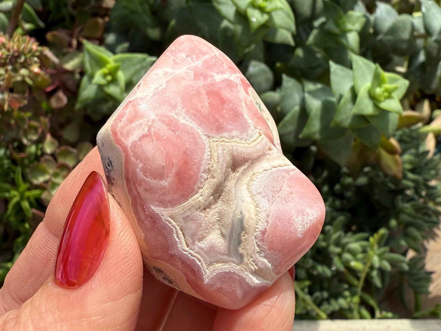 Rhodochrosite Polished Free Forms
