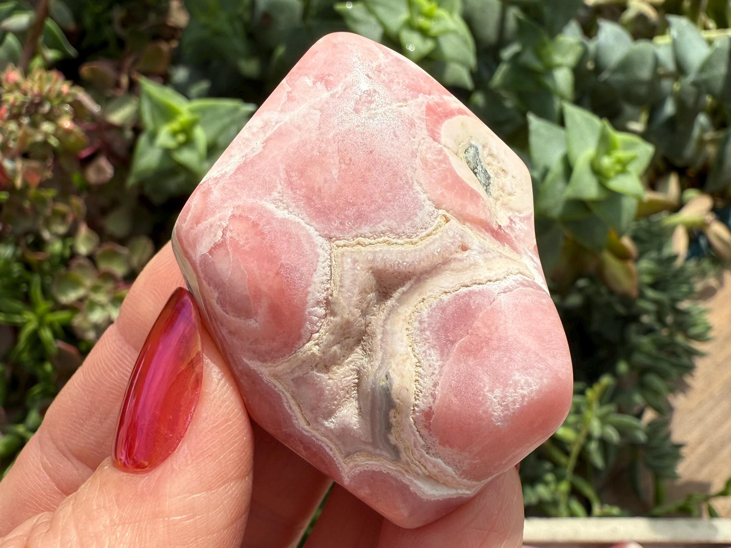Rhodochrosite Polished Free Forms