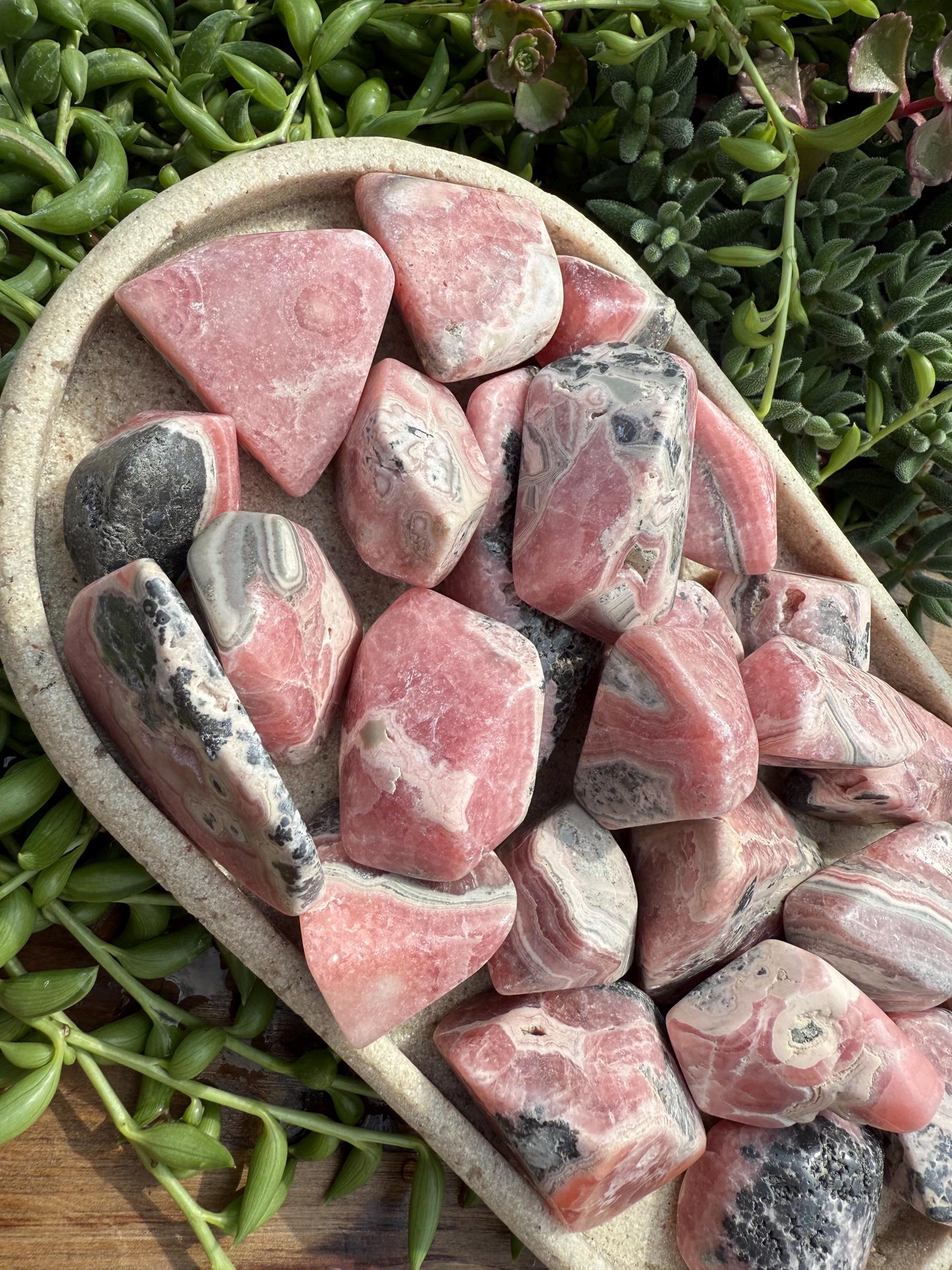 Rhodochrosite Polished Free Forms