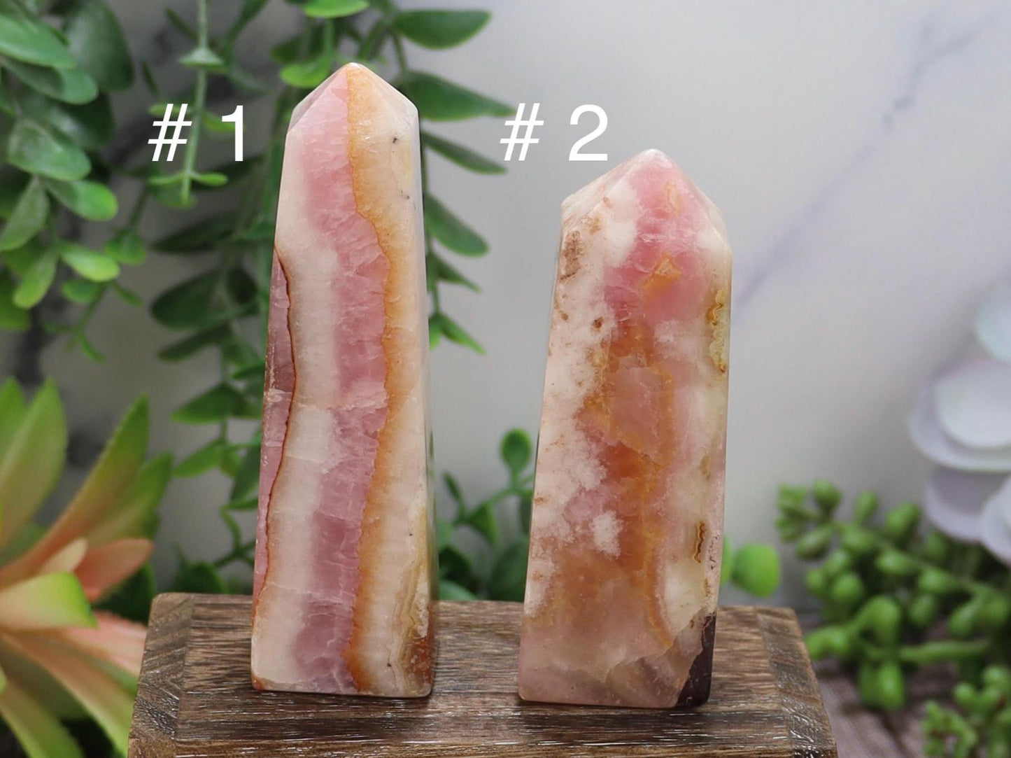Pink Aragonite Tower: Rare Crystal Point, Pakistan