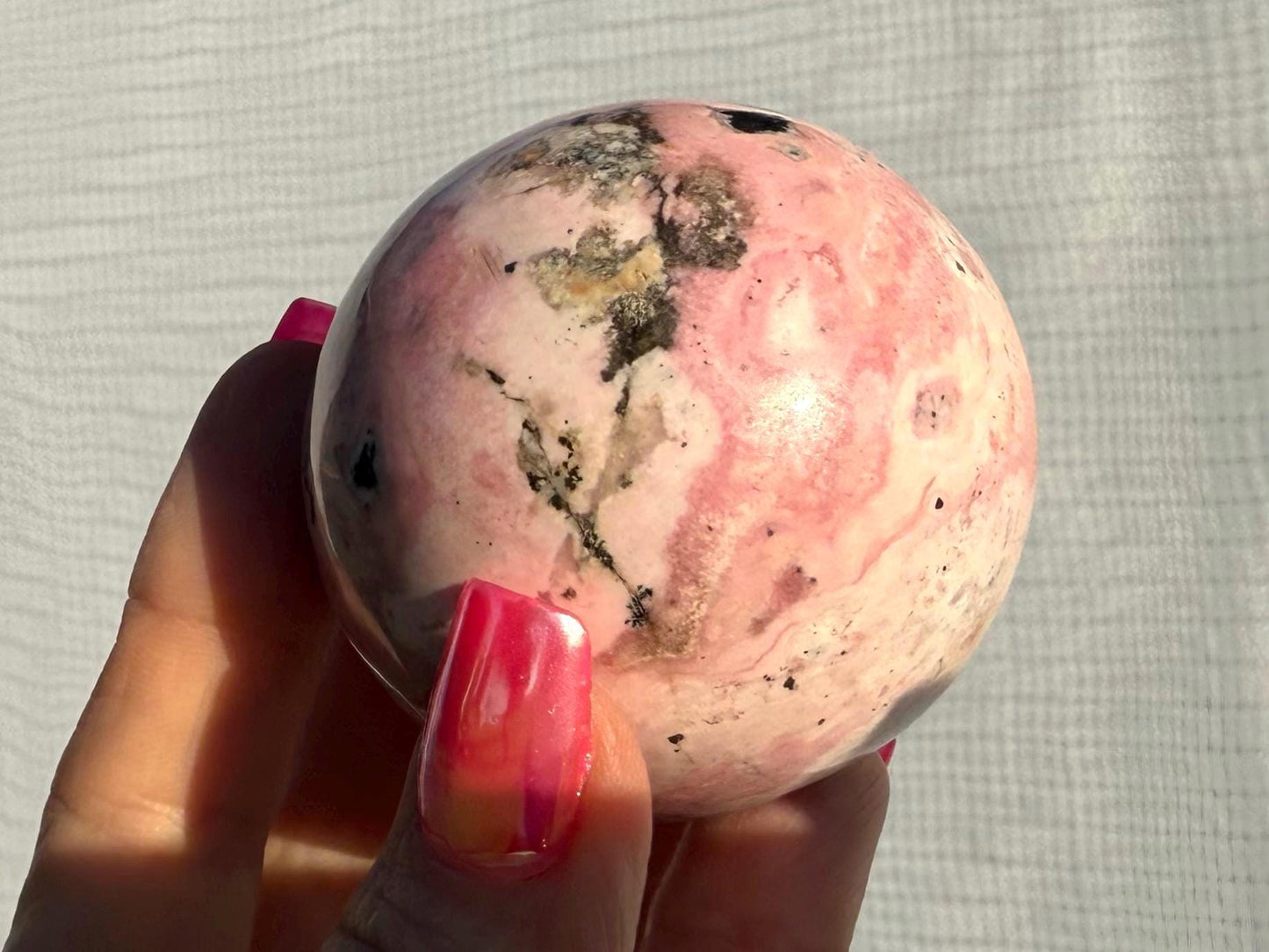 Peruvian Rhodonite Sphere