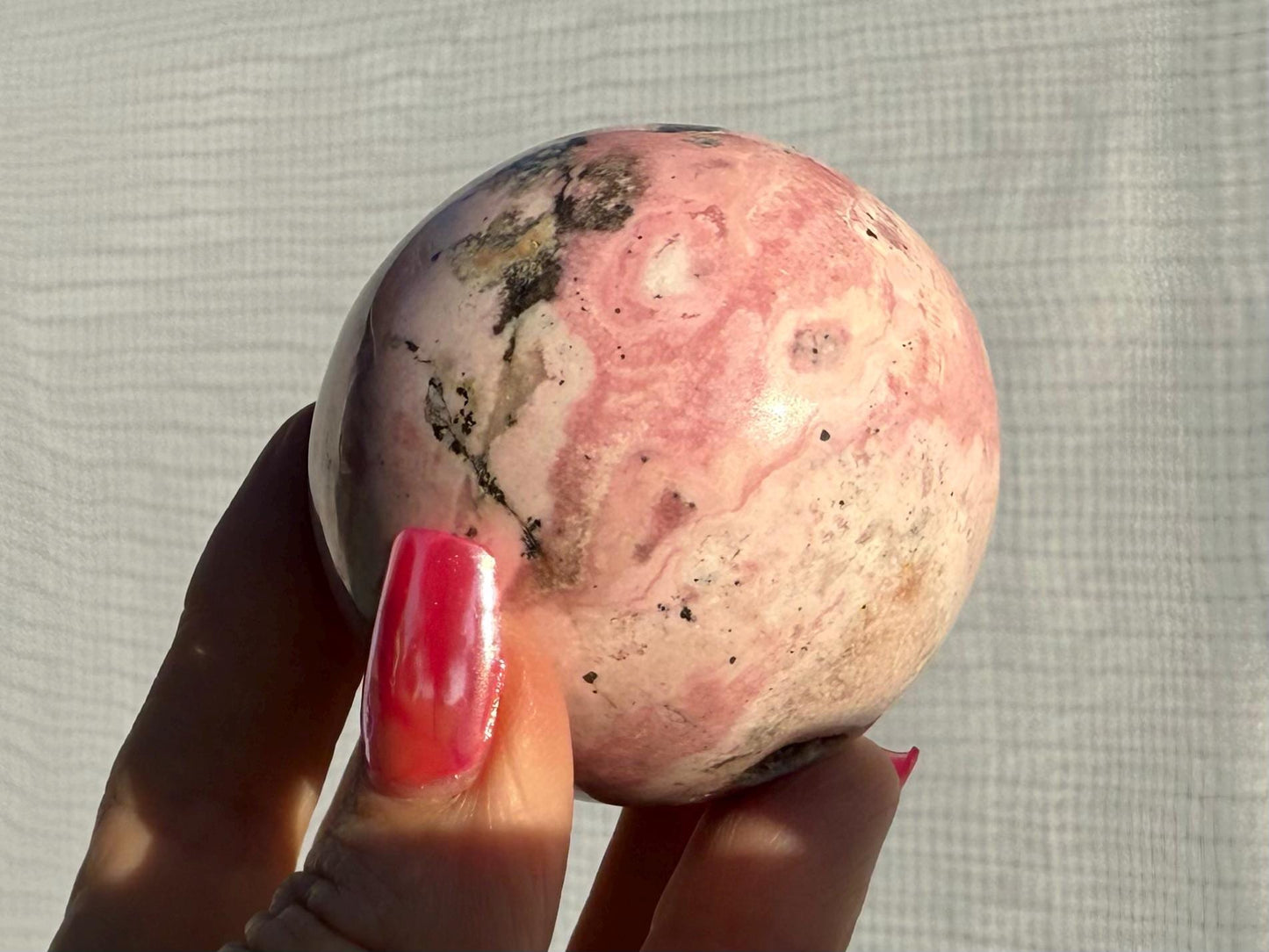 Peruvian Rhodonite Sphere