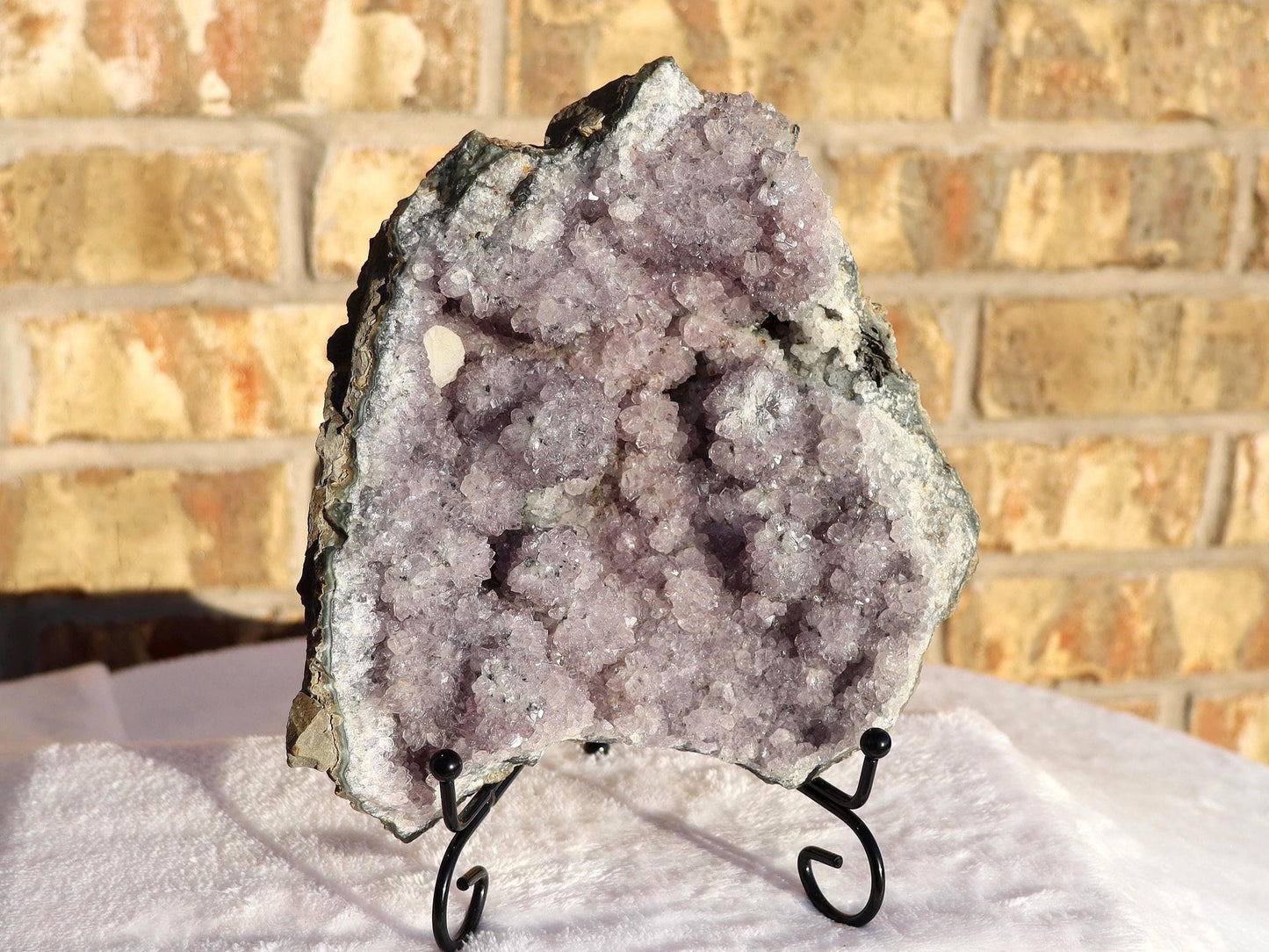 Large Druzy Amethyst Flower Cluster from Brazil